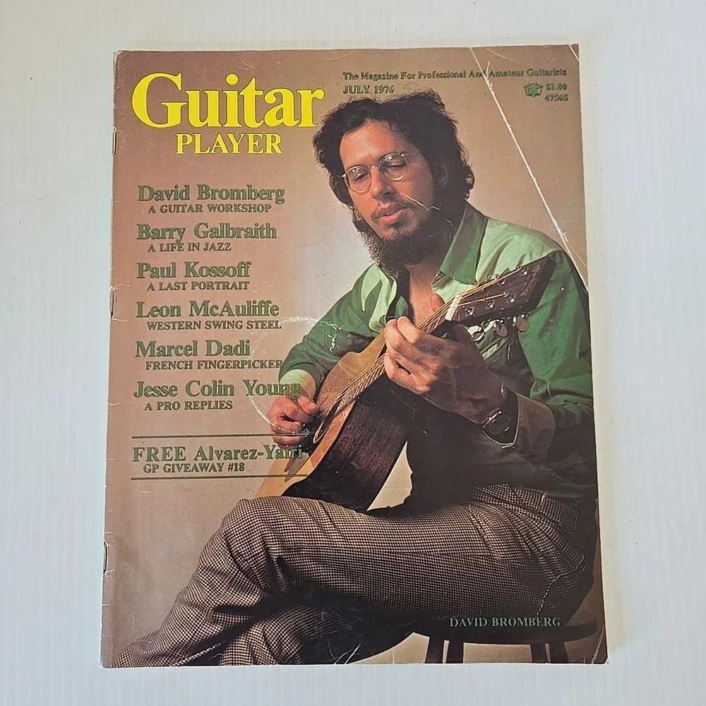GUITAR PLAYER July 1976 Magazine Paul Kossoff /‎ David Bromberg